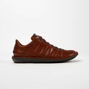 Camper Beetle Leather Sneakers Shoes Brown RETAIL $210